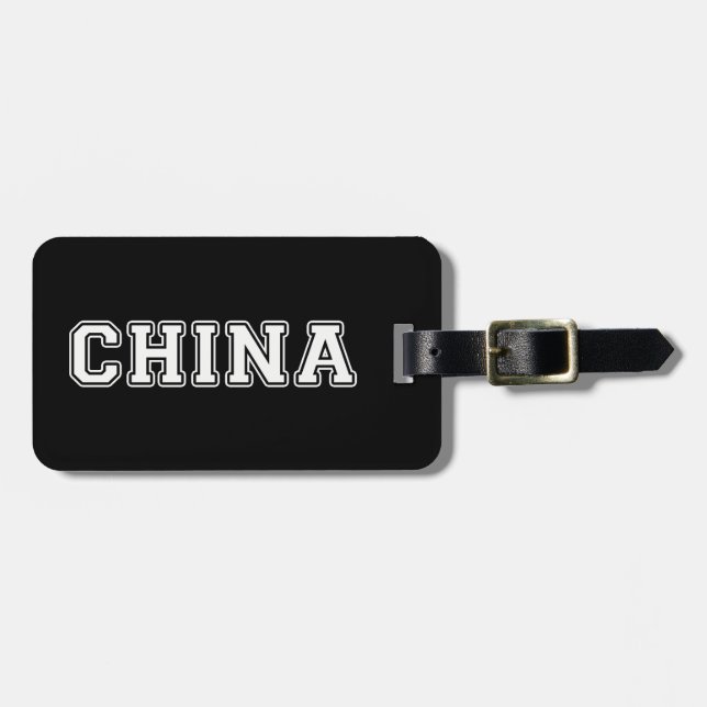 China Luggage Tag (Front Horizontal)