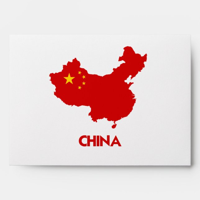 CHINA MAP ENVELOPE (Front)