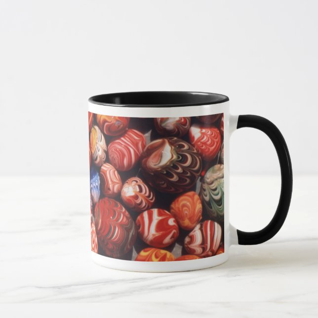 China, Ming Tombs, Painted Glass Souvenirs Mug (Right)