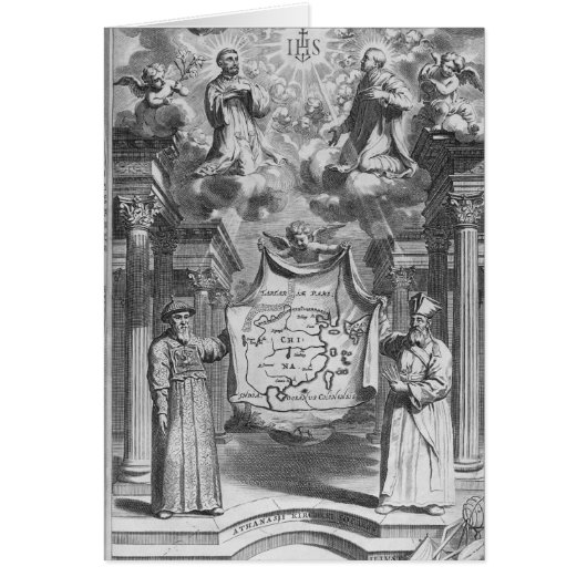 'China Monumentis' by Athanasius Kircher, Cards (Front)