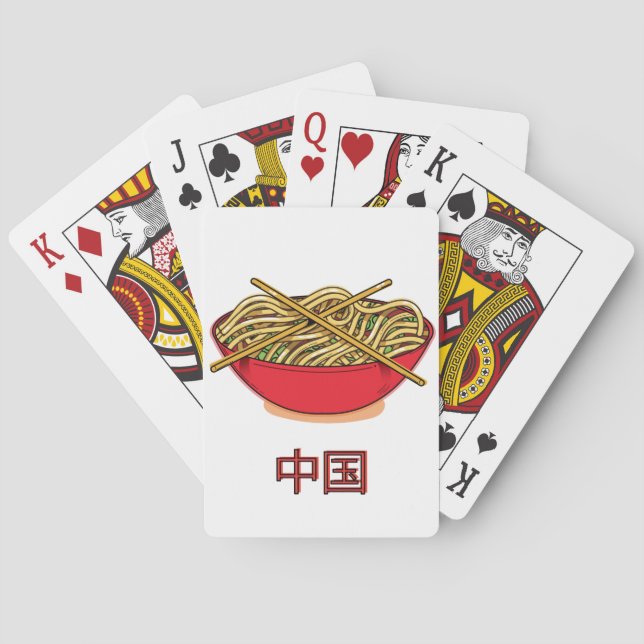 China Noodles Poker Cards (Back)