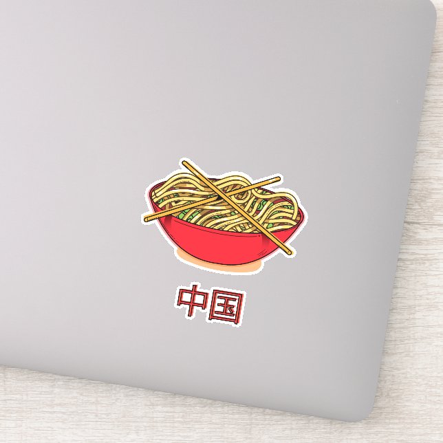 China Noodles Sticker (Detail)