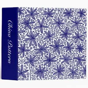 China Pattern (2in) 3 Ring Binder