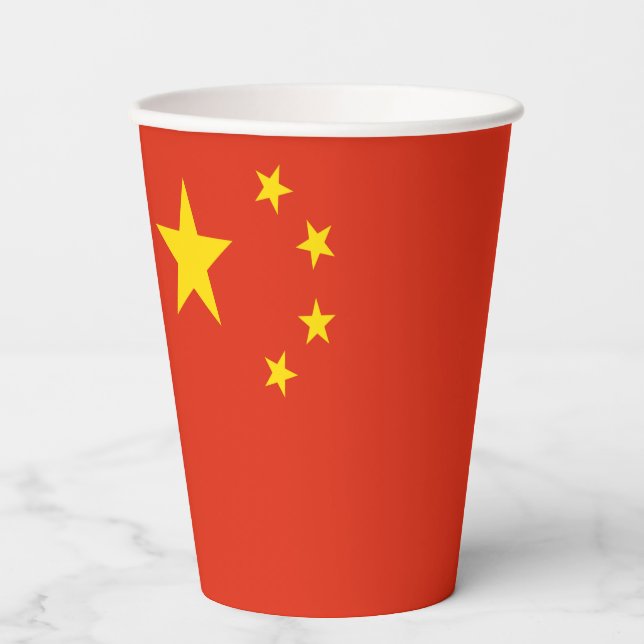 China - People's Republic of China - 中华人民共和国 Paper Cups (Front)
