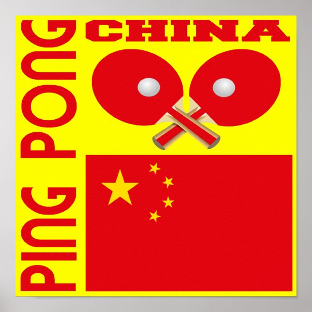 China Ping Pong Poster (Front)