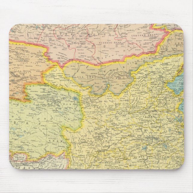 China political map mouse pad (Front)