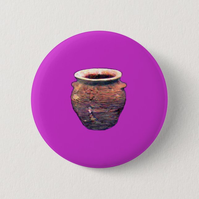 China Pot The MUSEUM Zazzle Gifts Button (Front)