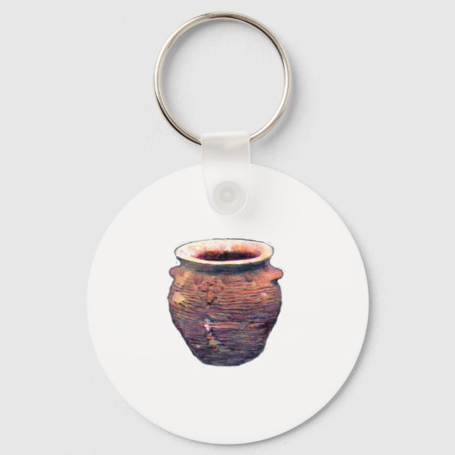 China Pot The MUSEUM Zazzle Gifts Keychain (Front)