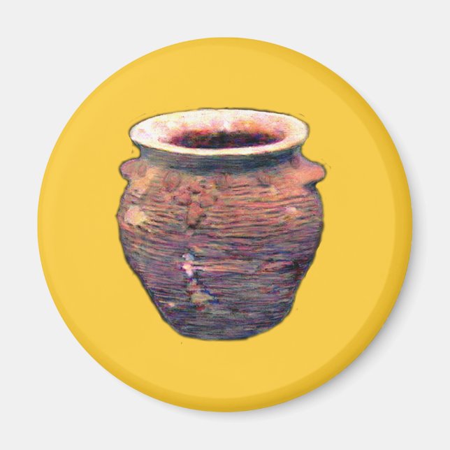 China Pot The MUSEUM Zazzle Gifts Magnet (Front)