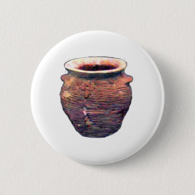 China Pot The MUSEUM Zazzle Gifts Pinback Button (Front)