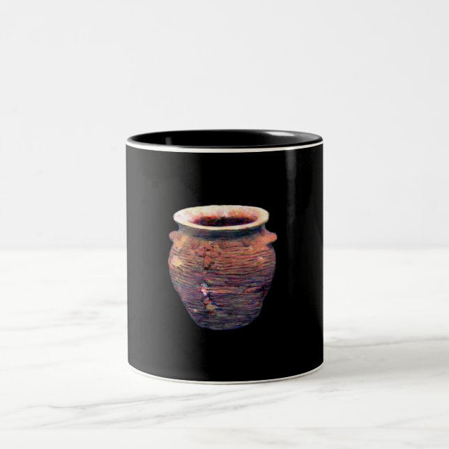 China Pot The MUSEUM Zazzle Gifts Two-Tone Coffee Mug (Center)