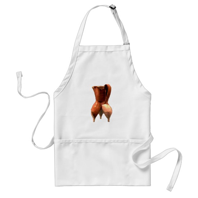 China Pottery 3 Legs The MUSEUM Zazzle Gifts Adult Apron (Front)