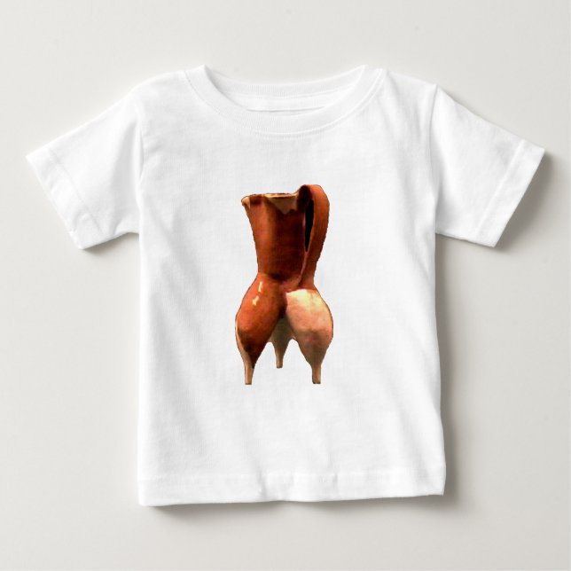 China Pottery 3 Legs The MUSEUM Zazzle Gifts Baby T-Shirt (Front)