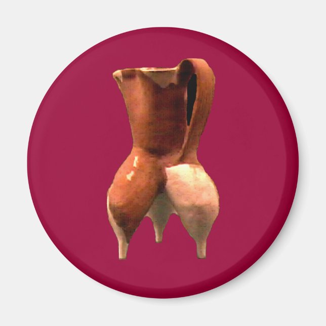 China Pottery 3 Legs The MUSEUM Zazzle Gifts Magnet (Front)