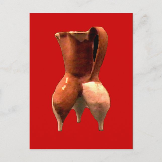 China Pottery 3 Legs The MUSEUM Zazzle Gifts Postcard (Front)