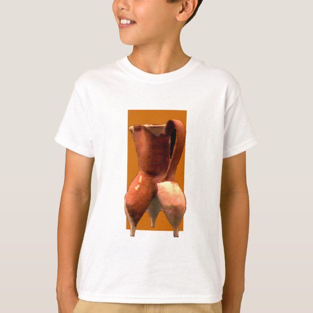 China Pottery 3 Legs The MUSEUM Zazzle Gifts T-Shirt (Front)