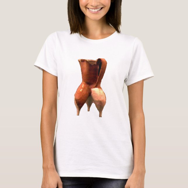China Pottery 3 Legs The MUSEUM Zazzle Gifts T-Shirt (Front)