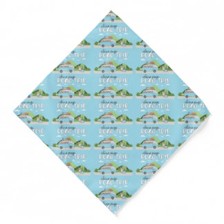 China Pugs Road Trip Bandana