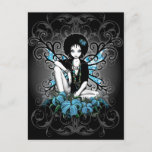 China Retro Lilly Fantasy Postcard
