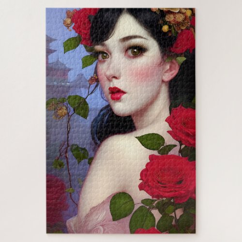 China Rose Jigsaw Puzzle