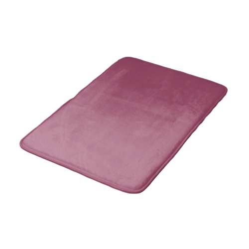 China Rose Solid Color Bath Mat