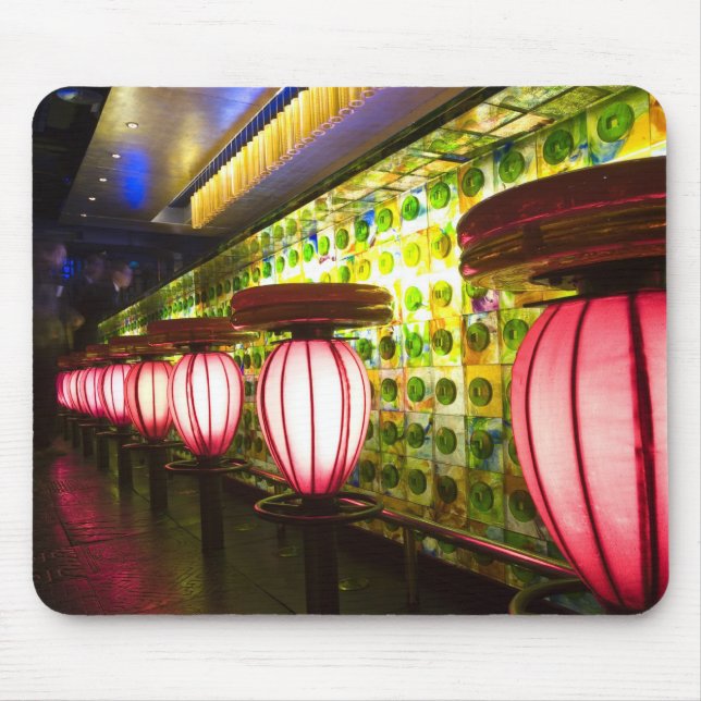 China, Shanghai. Bar in the Xin Tian Di bar Mouse Pad (Front)