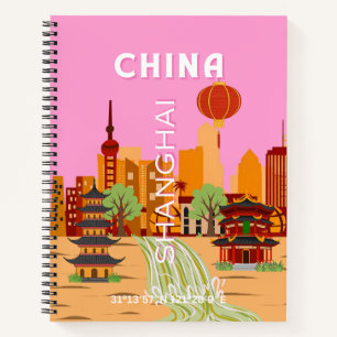 China Shanghai Travel Art Notebook