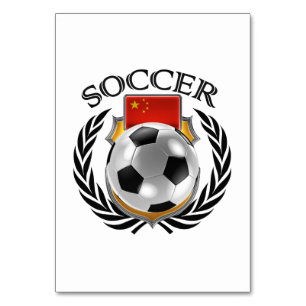 China Soccer 2016 Fan Gear Table Number