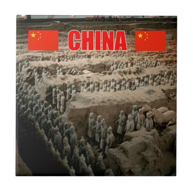 CHINA Terracotta Army Ceramic Tile (Front)
