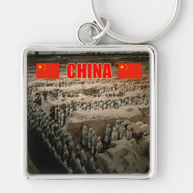 CHINA Terracotta Army Keychain (Front)