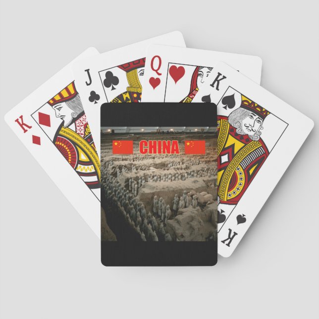 CHINA Terracotta Army Poker Cards (Back)
