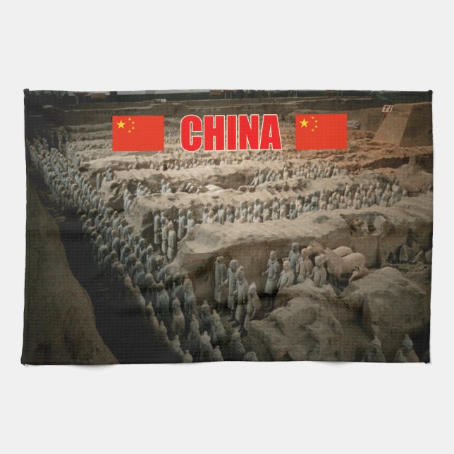CHINA Terracotta Army Towel (Horizontal)