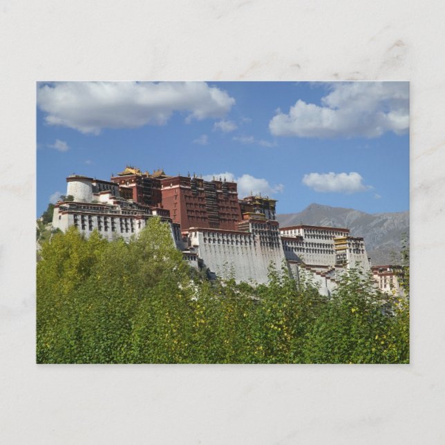China, Tibet, Lhasa, Potala Palace 3 Postcard (Front)