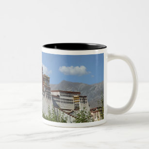 China, Tibet, Lhasa, Potala Palace 3 Two-Tone Coffee Mug