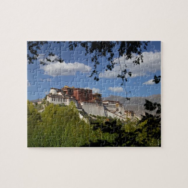 China, Tibet, Lhasa, Potala Palace Jigsaw Puzzle (Horizontal)