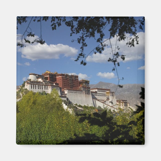 China, Tibet, Lhasa, Potala Palace Magnet (Front)