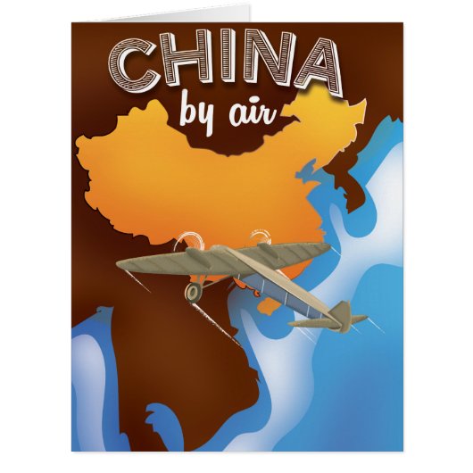 China Vintage Travel poster Cards (Front)