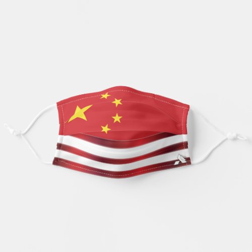 China Wuhan flag face mask