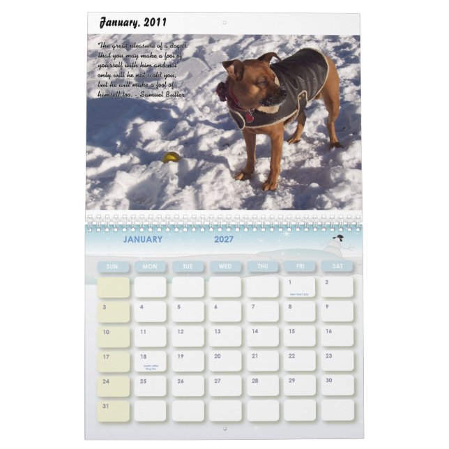 China's Dog Days 2011 Calendar (Jan 2027)