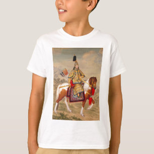 China's Qianlong Emperor 乾隆帝 in Ceremonial Armour T-Shirt