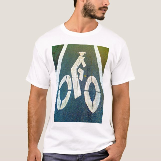 Chinatown Bike lane T-Shirt (Front)