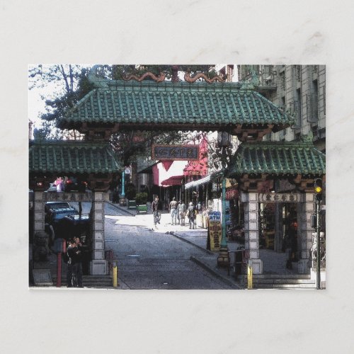 Chinatown Gate Postcard