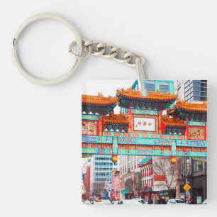 Chinatown in Washington DC.  USA Keychain