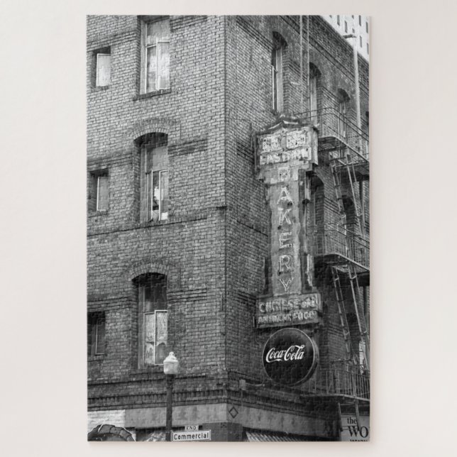 Chinatown Neon Nostalgic San Francisco Jigsaw Puzzle (Vertical)