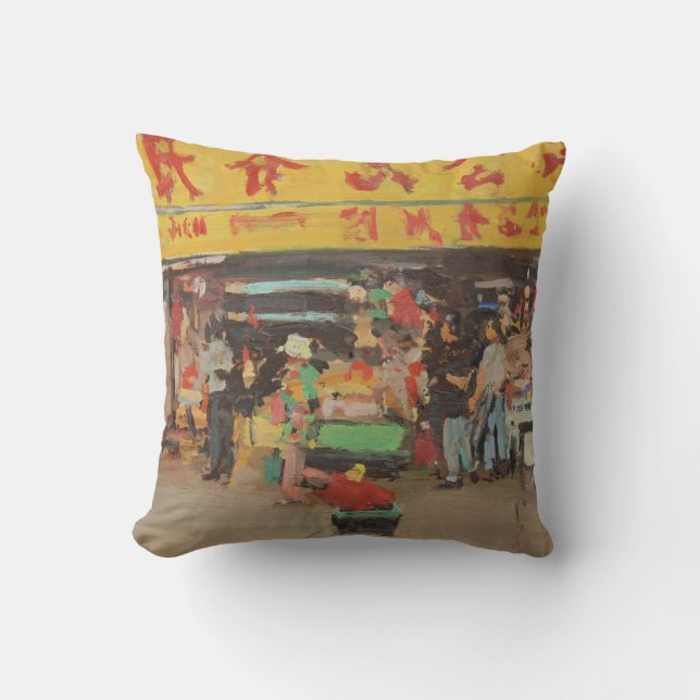 Chinatown New York 2012 Throw Pillow (Front)