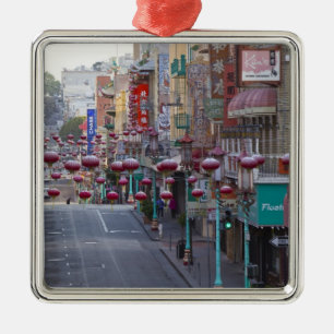 Chinatown on Grant Street in San Francisco, Metal Ornament