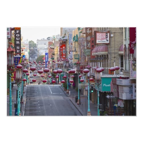 Chinatown on Grant Street in San Francisco Photo Print