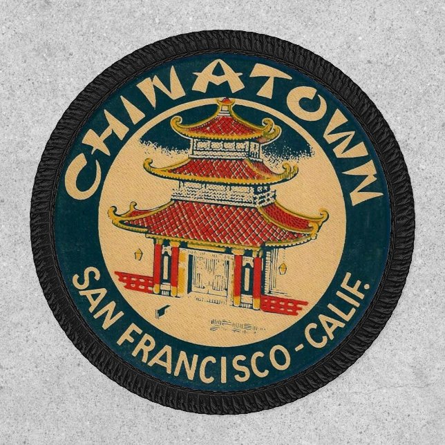 Chinatown San Francisco California  Patch (Front)