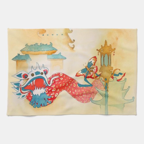 Chinatown San Francisco Tea Towel