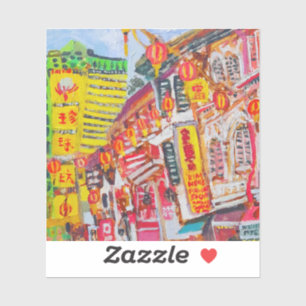 Chinatown Singapore Sticker
